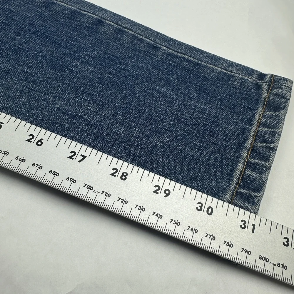 A.P.C. Kid Cudi Petit New Standard Jeans 28 Blue Dream‎ On Embroidery Button Fly